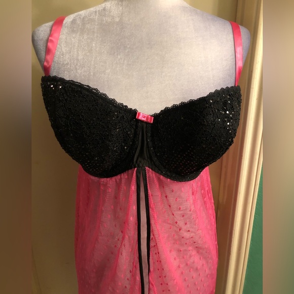 Cacique Seriously Sexy Chemise & Thong - Picture 2 of 15